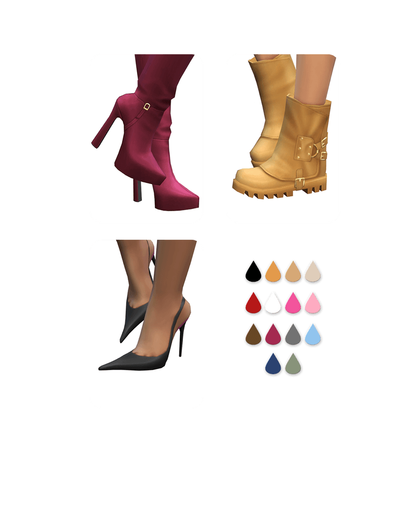 Галерея мода Сет обуви Isolde Shoe Set #1